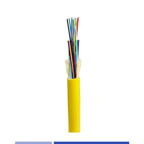 Stable LSZH Indoor Fiber Optic Cable Singlemode OS2 Riser 2 Core Fiber Cable