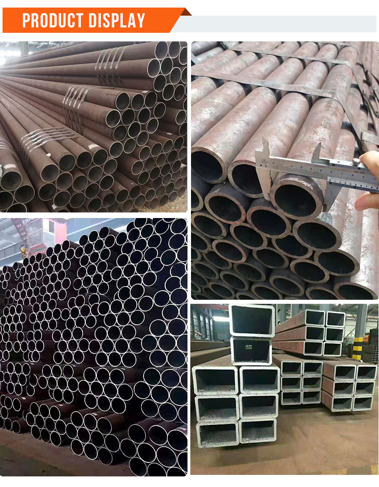 Construction Structure Seamless Steel Tube with ISO9001 Certification
