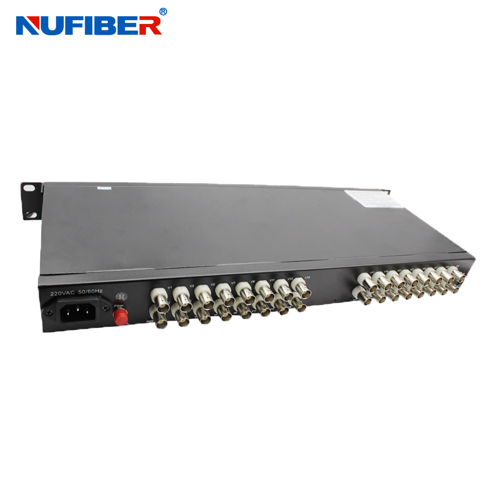 32BNC RS485 Video Audio Data Fiber Media single fiber single mode Converter Fiber Video Converter