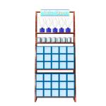 One Side Square Shelves Retail Display Stands KD Construction