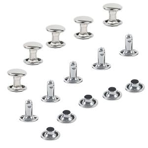 China Custom All Size Metal Double Cap Stainless Steel Brass Clothing Rivets For Clothing wholesale