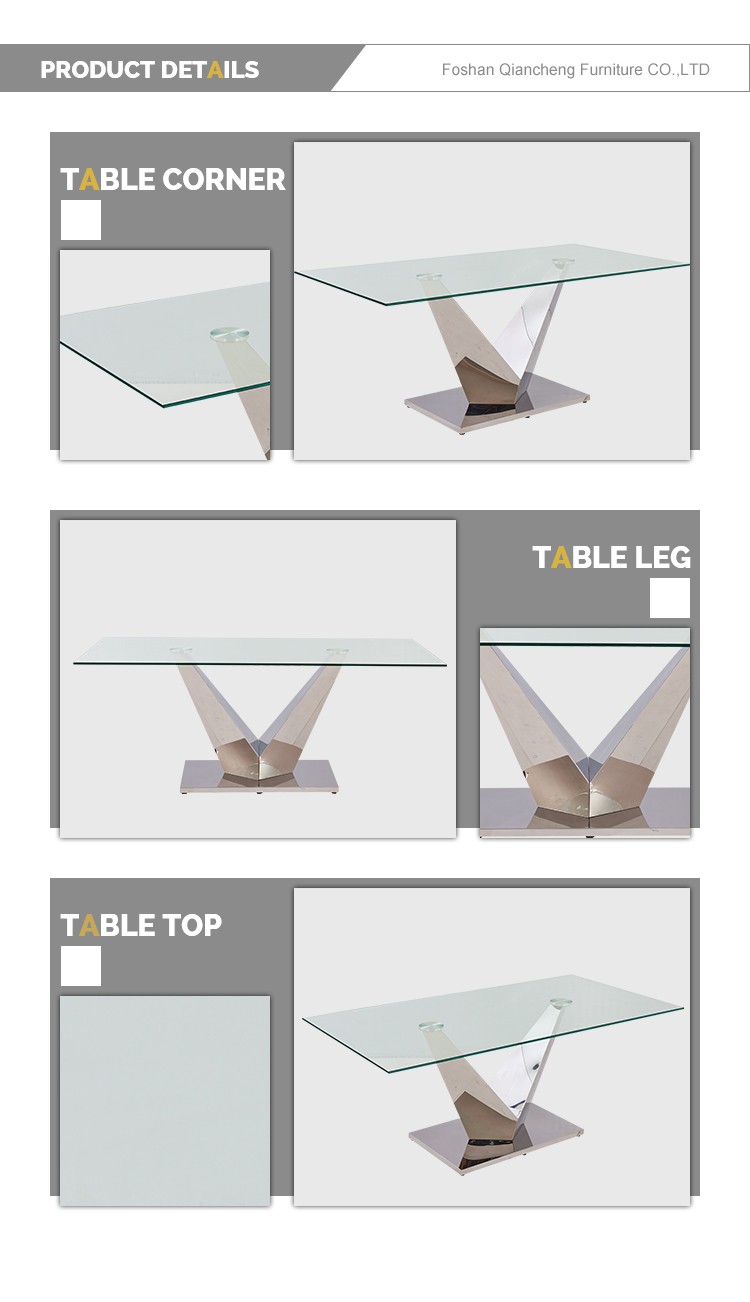 Living Room 65kg European Style Console Table 160cm Stainless Steel Frame