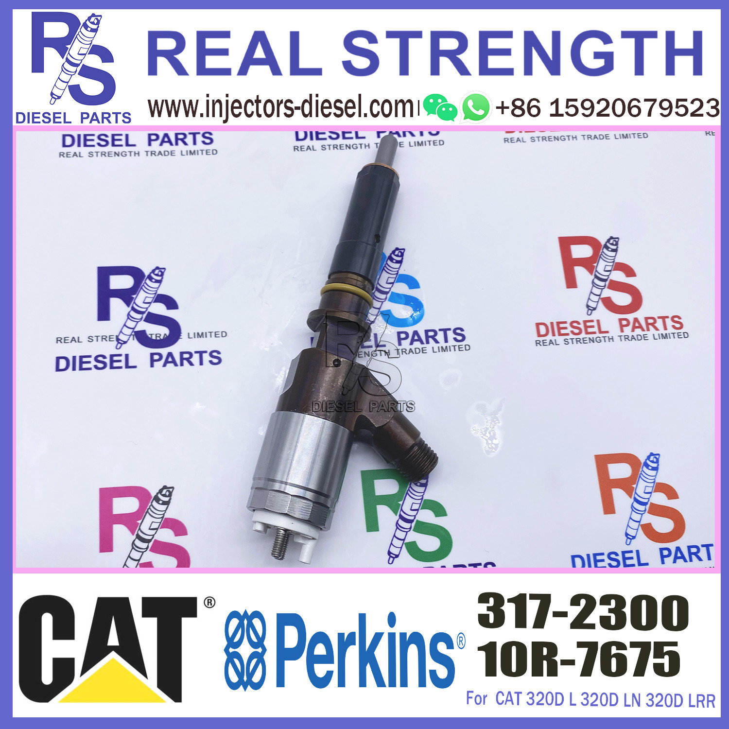 Caterpillar injector 317-2300 10R-7675 Diesel Fuel Injector 295-9130 317-2300 10R-7675 32F61-00062 For C6 engine