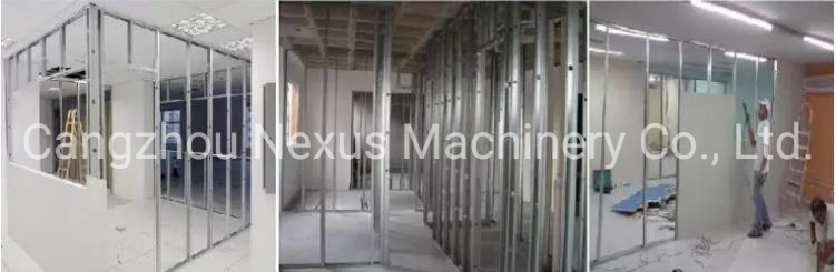 C U L W Light Gauge Steel Channel Frame Roll Forming Machine