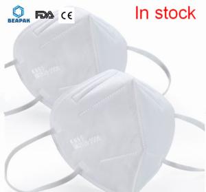 China White KN95 Medical Mask Nvironmentally Friendly Materials Moisture Proof wholesale