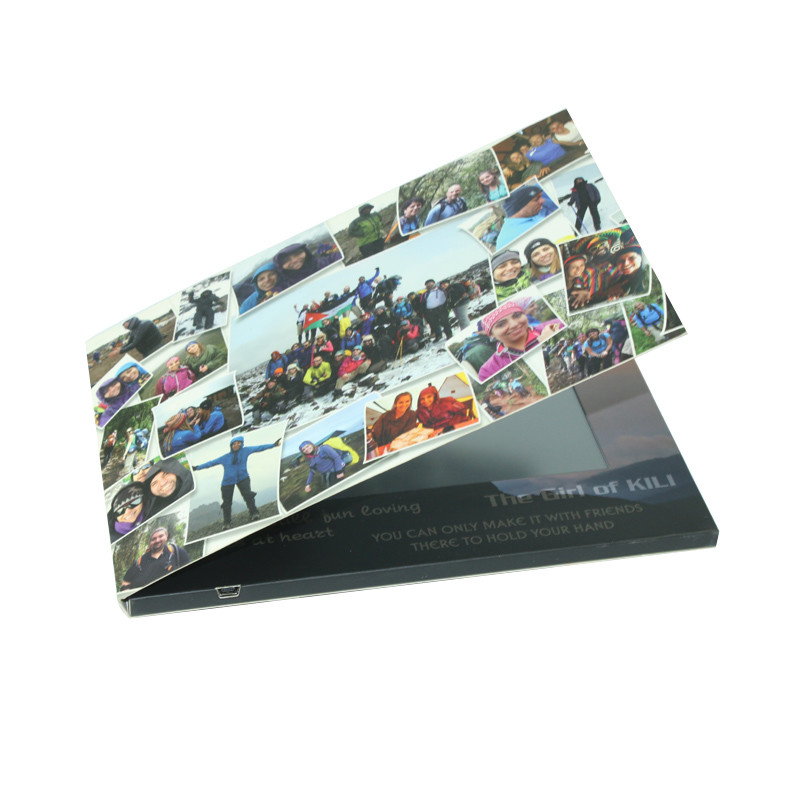 7 inch LCD video brochure mailer with touch screen,video mailer brochure with custom boot logo menu