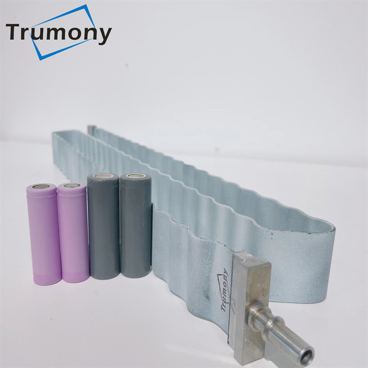 Electric Pickup Truck Aluminium Cooling Cooled Plate For Cylindrical Cells