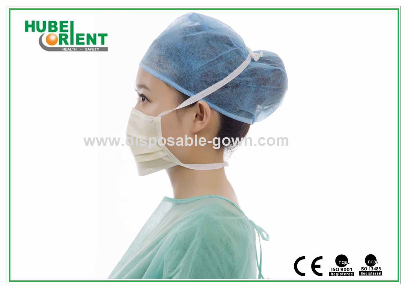 Medical disposable surgical masks for Hospital , mouth cover mask 9*18cm