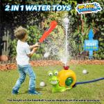 Parent-Child Interactive Toy Plastic Summer Outdoor Snail with Baseball Rotating