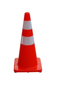 China 28inch Orange Flexible PVC Traffic Safety Road Cone wholesale
