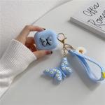 Silicone Wireless Earphone Case Cartoon Butterfly Doll Pendant For Airpods 3