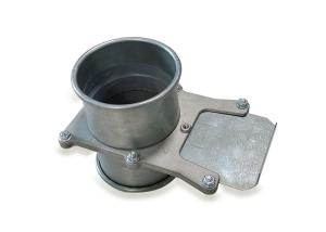 China Galvanized sheet Dust Collection Blast Gate Slide Dampers Manual wholesale