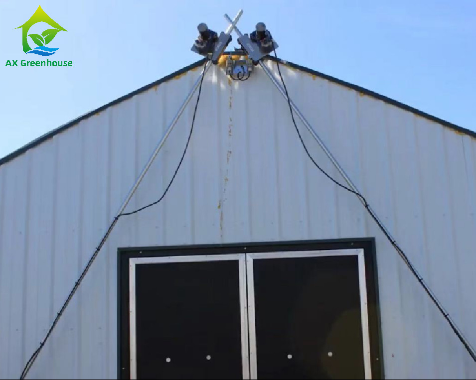 OEM External Light Deprivation Greenhouse 32m-50m Length Blackout System Greenhouse for growing Mariguana