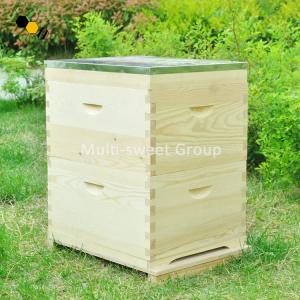 China 10 Frames Pinus Sylvestris 20mm Australian Style Bee Hive wholesale