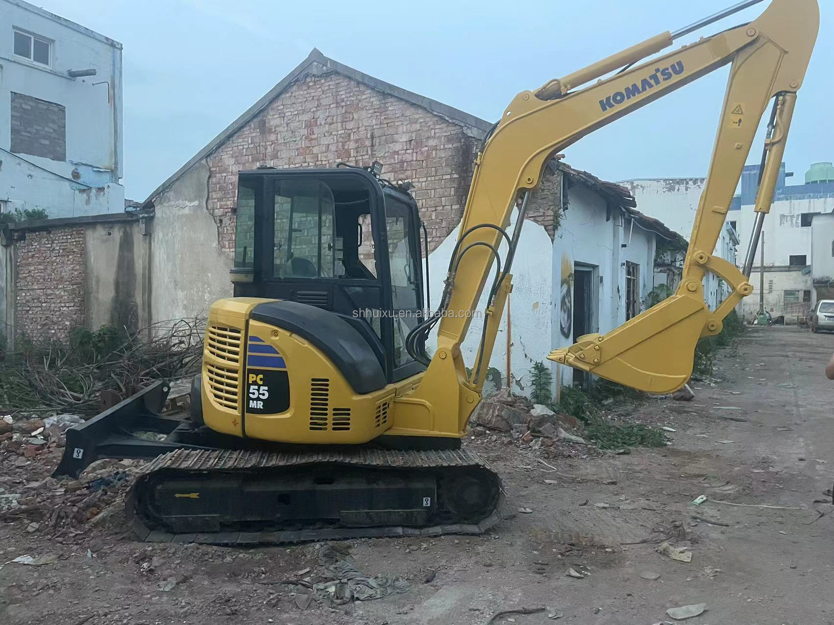 5.5ton mini used excavator used komatsu pc55/cheap price high quality second hand Komatsu pc55 on sale
