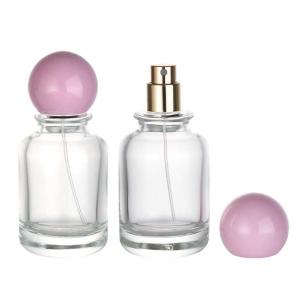 China Spray Closure Perfume Bottle Packaging For Perfume In Customized Glass Material wholesale