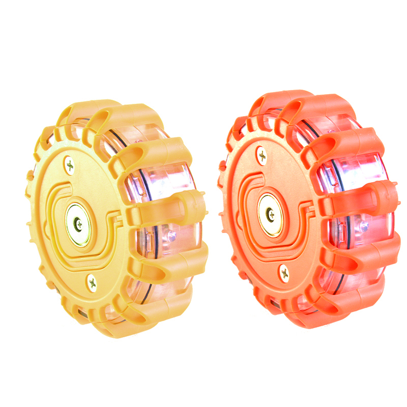 ABS LED Multi-function Traffic Safety Flashing Warning Light with Magnet and Hook