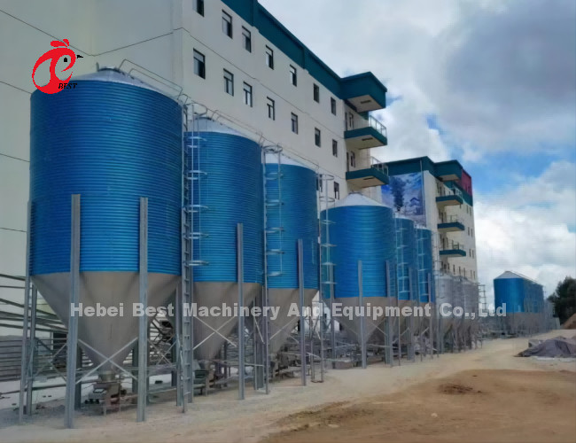 Automatic Layer Poultry Cage Chicken Farming Prefab House Complete Solutions Rose