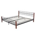 Antique Style Metal Double Bed Strong Sturdy Construction Easy To Clean