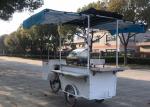 7 Speed Gear Disc Brake Stainless Steel Bike Food Cart