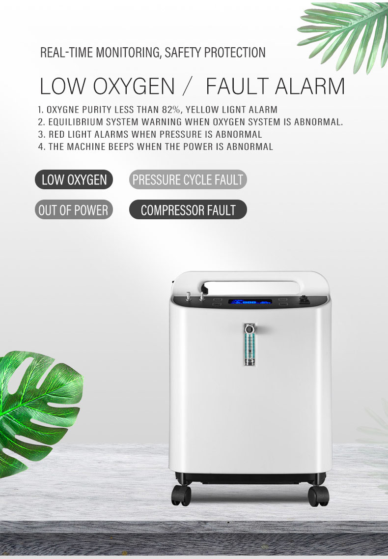 Home Use 5L Oxygen Concentrator High Purity ONE Liter Oxygen Generator Low Noise