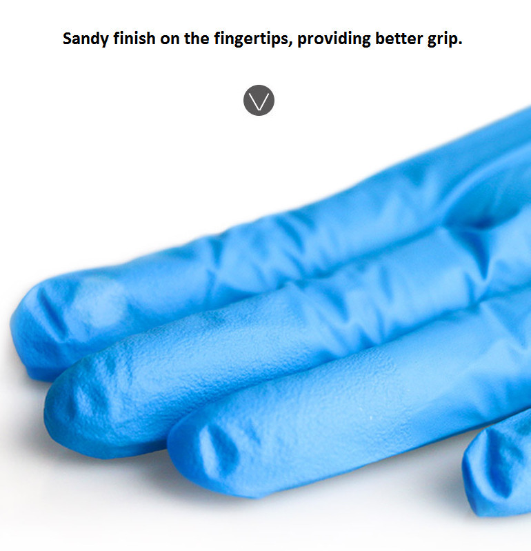 Customized EN455 Vinyl Nitrile Blend Gloves For Hand Protection