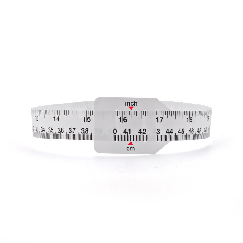 Customized Sturdy PP Plastic Head Mid Upper Arm Circumference Tape 60 Inches For Adults Measuring