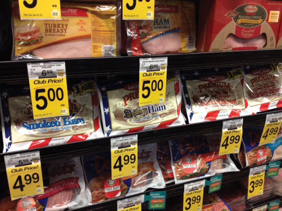 Supermarket Retail Shelf Labels CMYK Blank Price Stickers