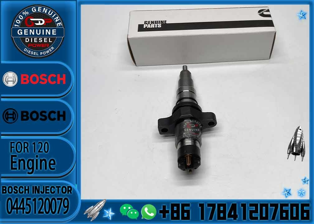 Diesel Fuel Injector 0445120079 504117273 504093216 Injector For Case New Holland Iveco Common Rail Injector 0445120079