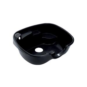 China Chaozhou New Models Black Ceramic shampoo bowl wash basin for beauty wholesale