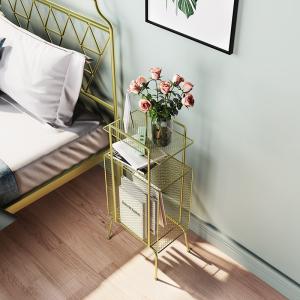 China Bedside Waterproof 32x23x70cm Steel Book Rack Floor Standing wholesale