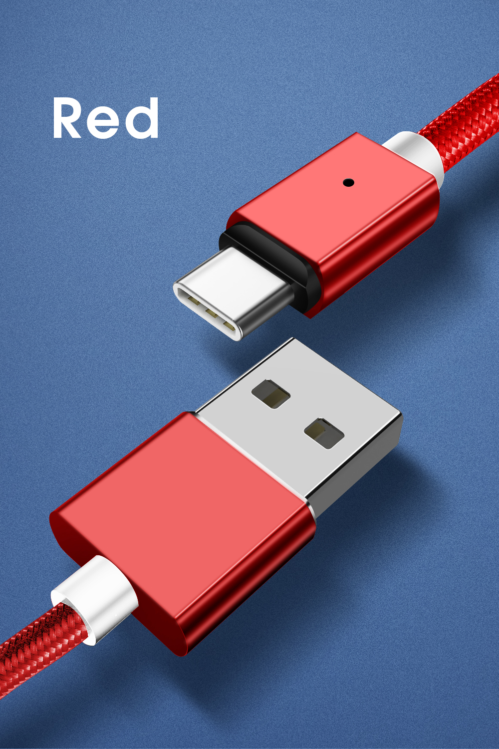 Magic Power Type C USB Magnetic Cables 3 In 1 1M 2M 3A Fast Charging For Type C Devices