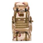 80L Large Capacity Waterproof Camouflage Hiking Backpack Leisure Tactical