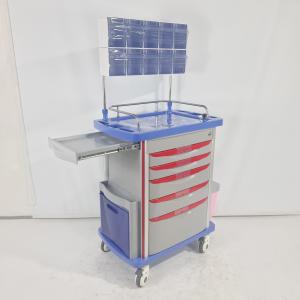 China Medication Trolley Hospital Medical ABS Anesthesia Trolley Cart wholesale