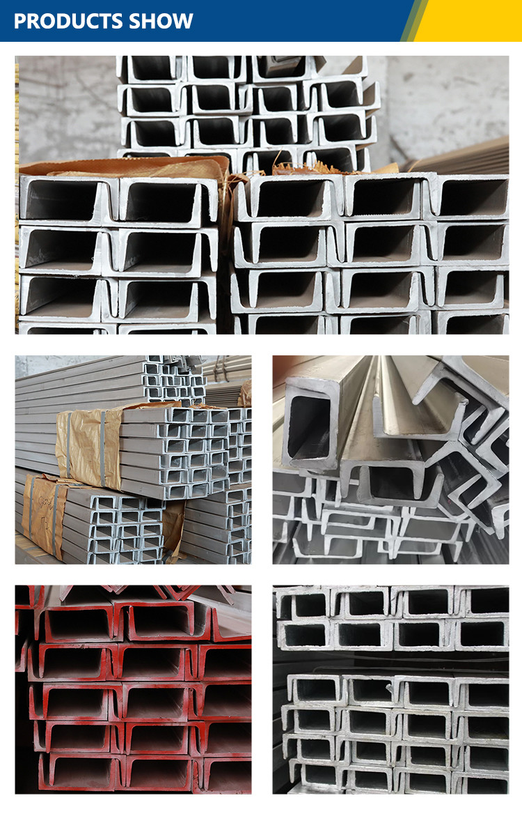 304 Stainless Steel Channel Profile Cold Rolled C Beams Bar 60 80 100 120mm