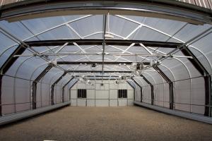 China Beautiful Auto Dep Greenhouse , Galvanized Steel Greenhouse CE Certified wholesale