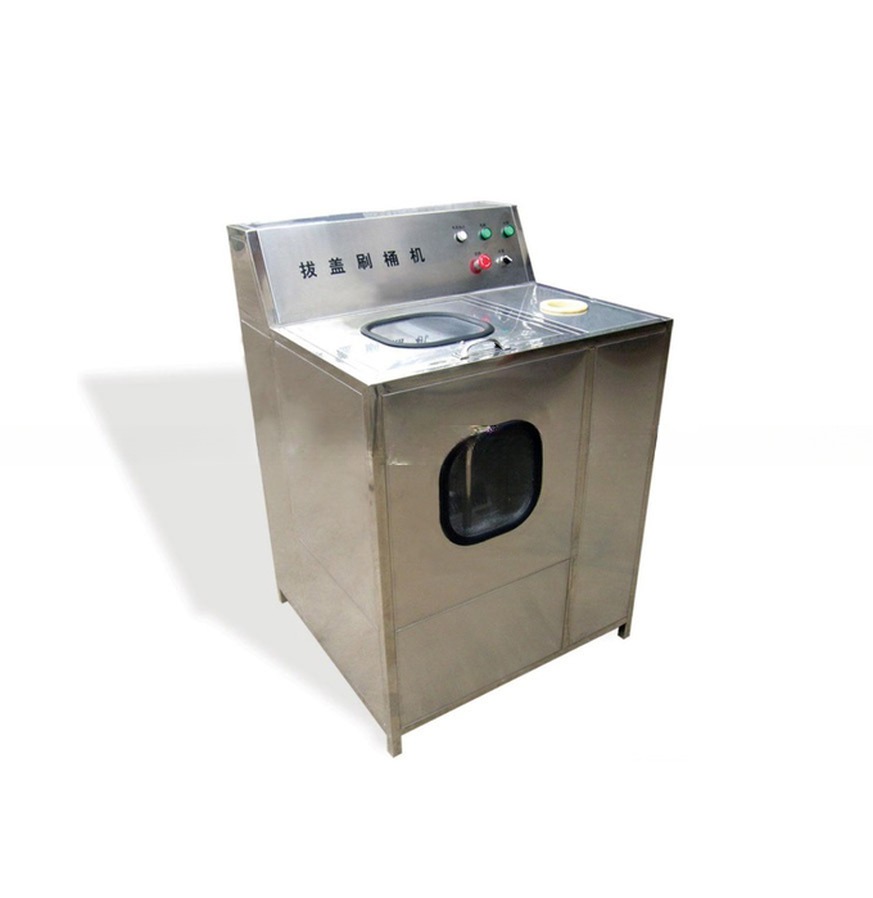 20L Water Bottle Decapping and Washing Machine with Semi Automatic Bottle Washing
