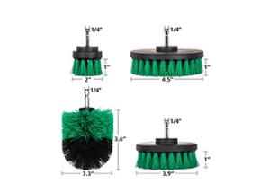 China Long Bristle Green Tile Electric Scrub Brush 2 Inch Apply To Kitchen / Tub wholesale