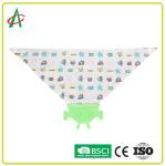 CE Modern Baby Bandana Bibs 100% Cotton Silicon With Teether