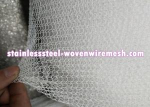 China PP PE PTFE Knitted Metal Mesh Width 6 &quot;- 30 &quot; Wear And Abrasion Resistance wholesale