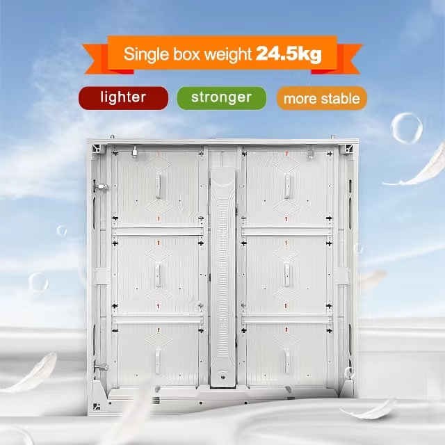 Full Color 3x2m Outdoor Fixed LED Advertising Display Screen With 5.7mm Pixel Pitch