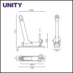 Overhead Door Selector Door Accessories Visible Instaltion for Double Doors