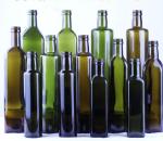 Green Olive Oil Bottle Square and Round Glass With Lid 500 ml 750ml 1000ml