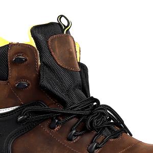 China Shengjie Footwear Lace Up Cut Steel Toe PU Sole Protection Shock Function Anti Slip Work Boots Safety Shoes wholesale