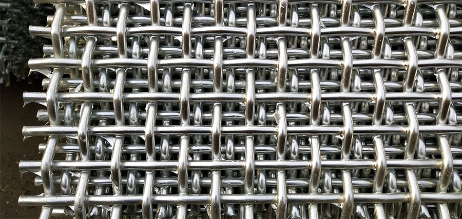 China Factory Supply Stainless Steel Crimped Wire Mining Sieve Vibrating Screen Mesh