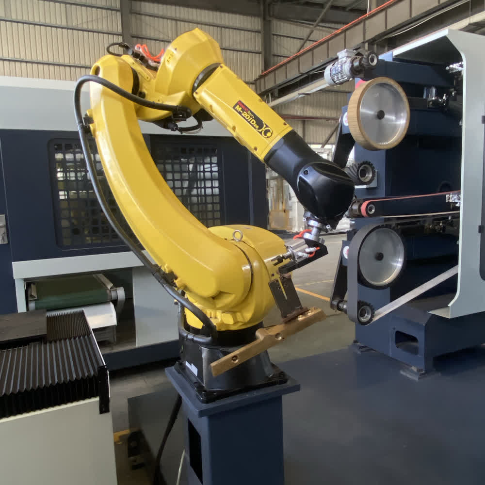 High Precision Robot Deburring Grinding Machine for Hardware Castings CNC Automation Low Noise Design