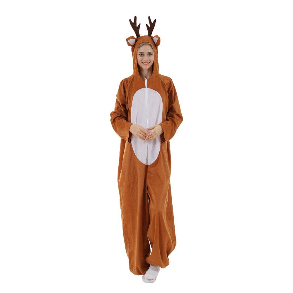 PERFORMANCE Reindeer Homestay Onesie for Children's Christmas Halloween Pajama Party