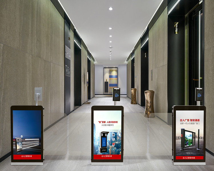 Fast Swing Lane Luggage RS232 Automatic Systems Turnstiles Half Height Glass