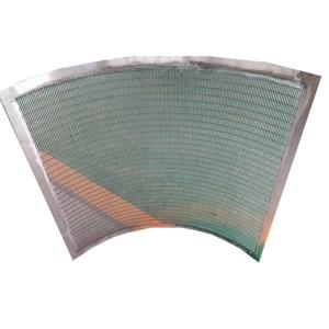 China Iso9001 Sus304 Pressure Curved Welded Wedge Wire Screen wholesale
