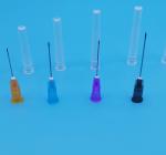 Black Hypodermic Needle Disposable Sterile Out Diameter 0.7mm 22G